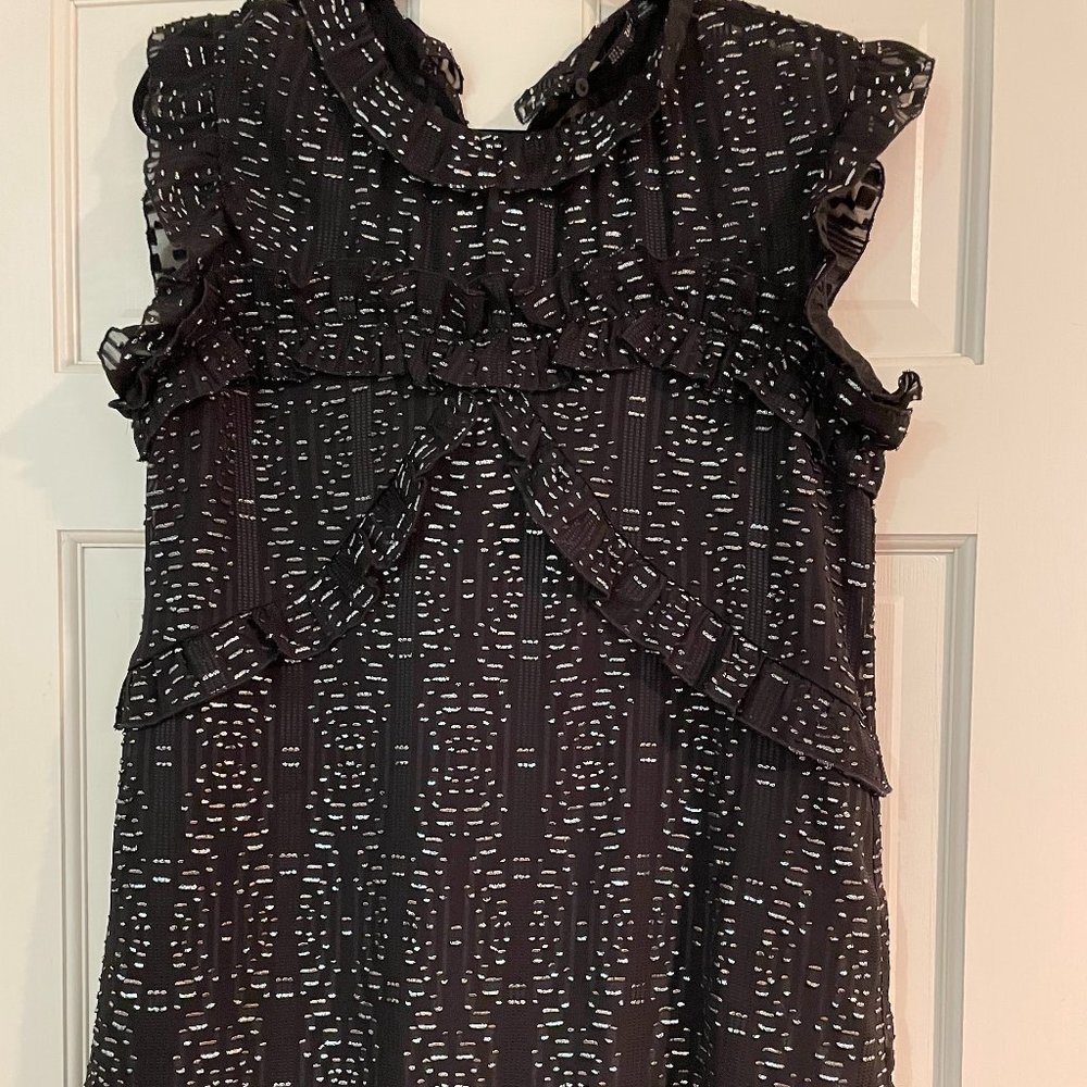 Zara Black and Silver Mini Dress